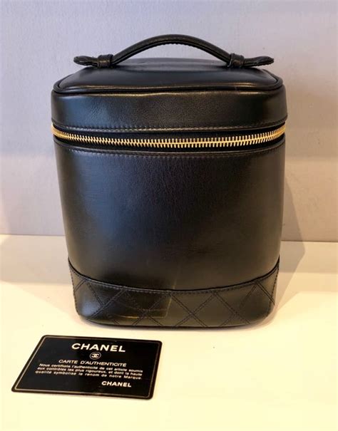 chanel cosmetic bag with lip gloss|Chanel vintage cosmetic bag.